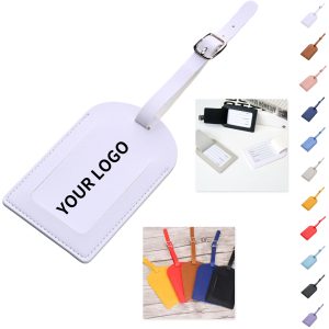 PU Leather Privacy Luggage Name Tag