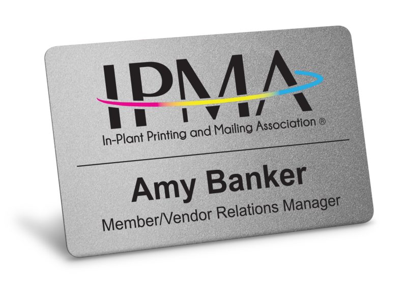 PVC CR80 Name Badge - 4