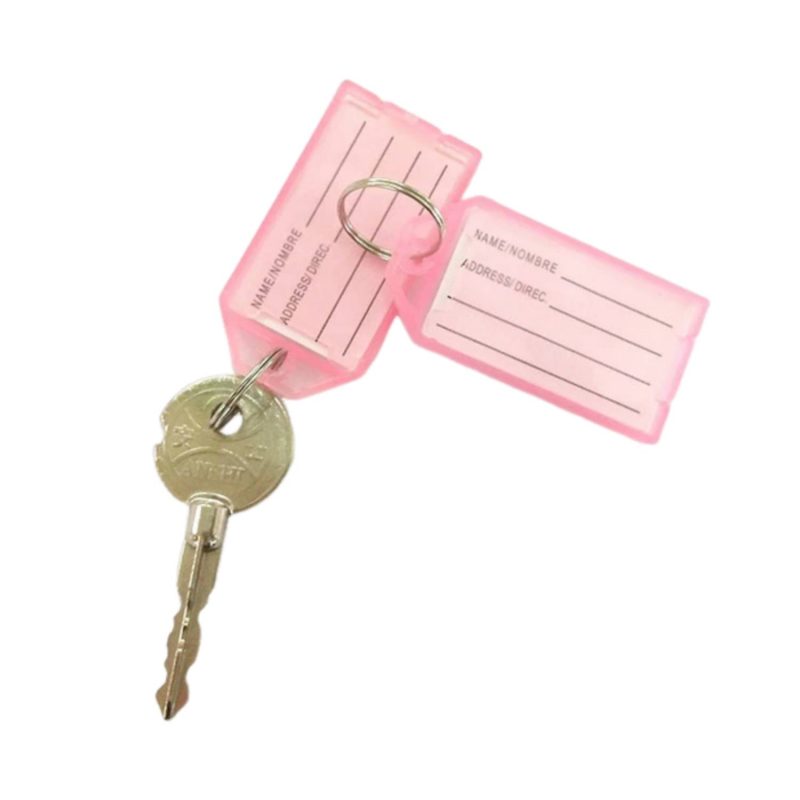 PVC Name Tag Keychain - 4
