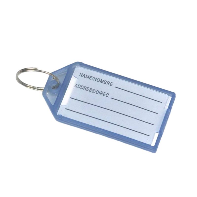 PVC Name Tag Keychain - 6