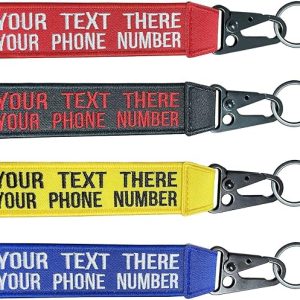 Personalized Embroidery Keychain