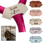 Personalized Faux Leather Stethoscope Name Tag