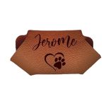 Personalized Faux Leather Stethoscope Name Tag - 6