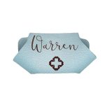 Personalized Faux Leather Stethoscope Name Tag - 8