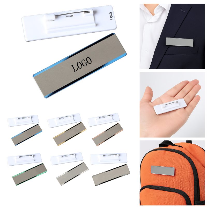 Personalized Metal Name Tag Badge