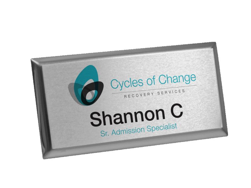 Picture Frame Name Badge - 2