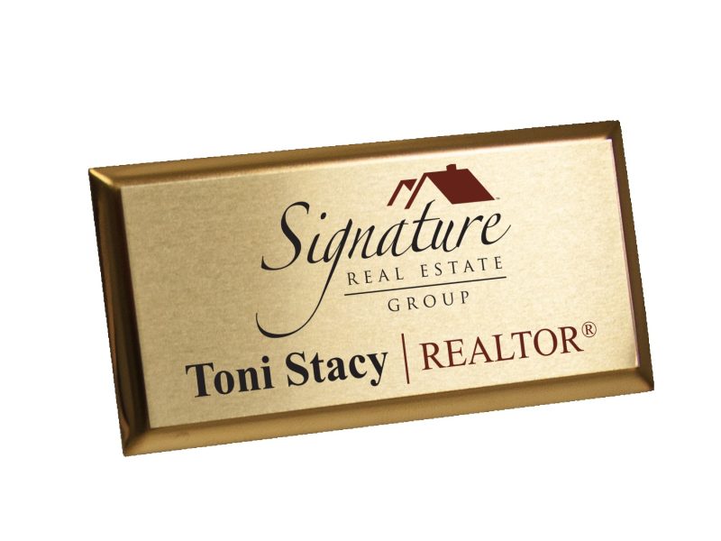 Picture Frame Name Badge
