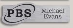 Plastic Name Tag w/Magnet (3" x 1")