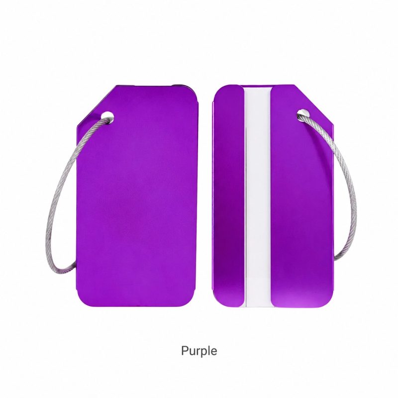 Portable Aluminum Name Tag For Travel - 8