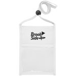Premium Double Window Pouch Polyester Neck Wallet - 2