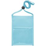 Premium Double Window Pouch Polyester Neck Wallet - 7