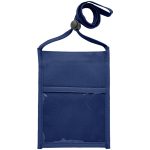 Premium Double Window Pouch Polyester Neck Wallet - 8