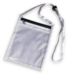Premium Neck Wallet w/Double Clear Window - 1