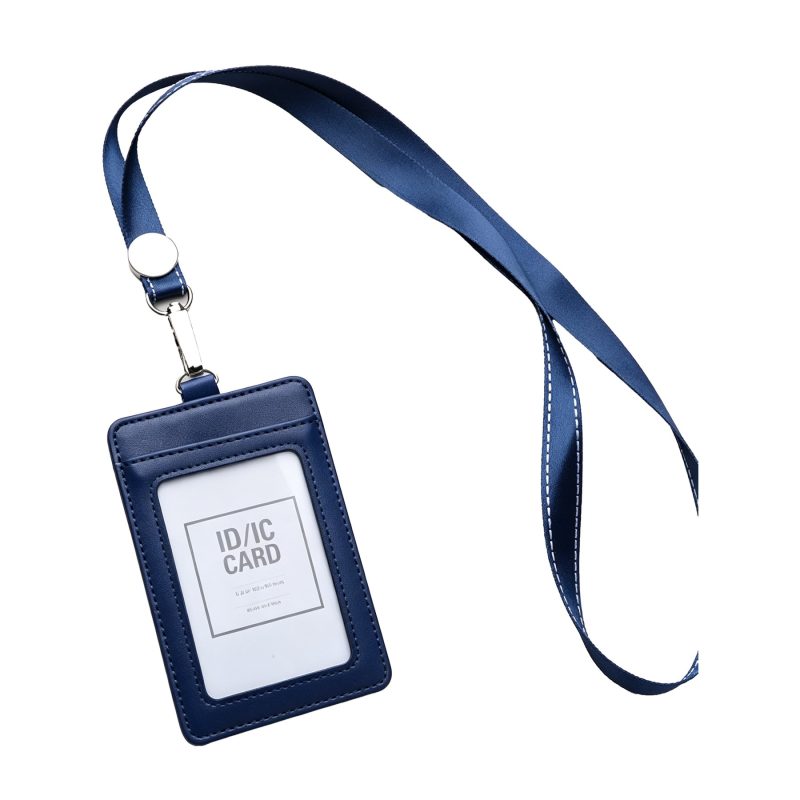 Professional Split Leather Credential Holder - 3