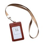 Professional Split Leather Credential Holder - 4