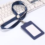 Pu Name Tag Protector Sleeve with Neck Strap - 6