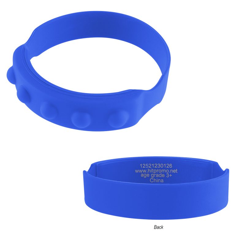 Push Pop Recycled Silicone Wristband - 9