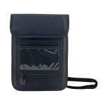 RFID Anti Theft Travel Neck Wallet Pouch W/ Lanyard - 3