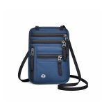 RFID Blocking Passport Holder Neck Wallet - 7