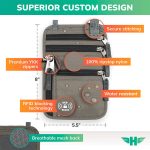 RFID Blocking Passport Holder Neck Wallet - 8