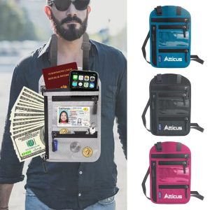 RFID Blocking Travel Neck Wallet
