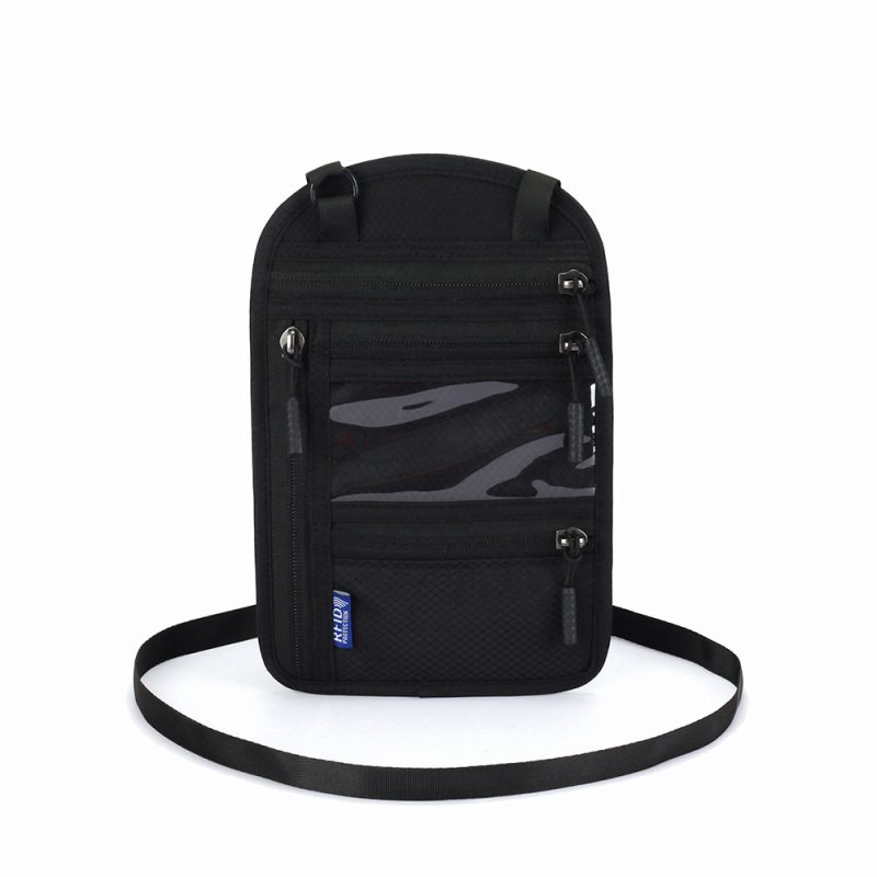 RFID Blocking Travel Neck Wallet - 7