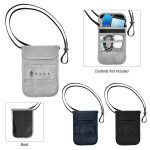 RFID Data Blocking Neck Wallet