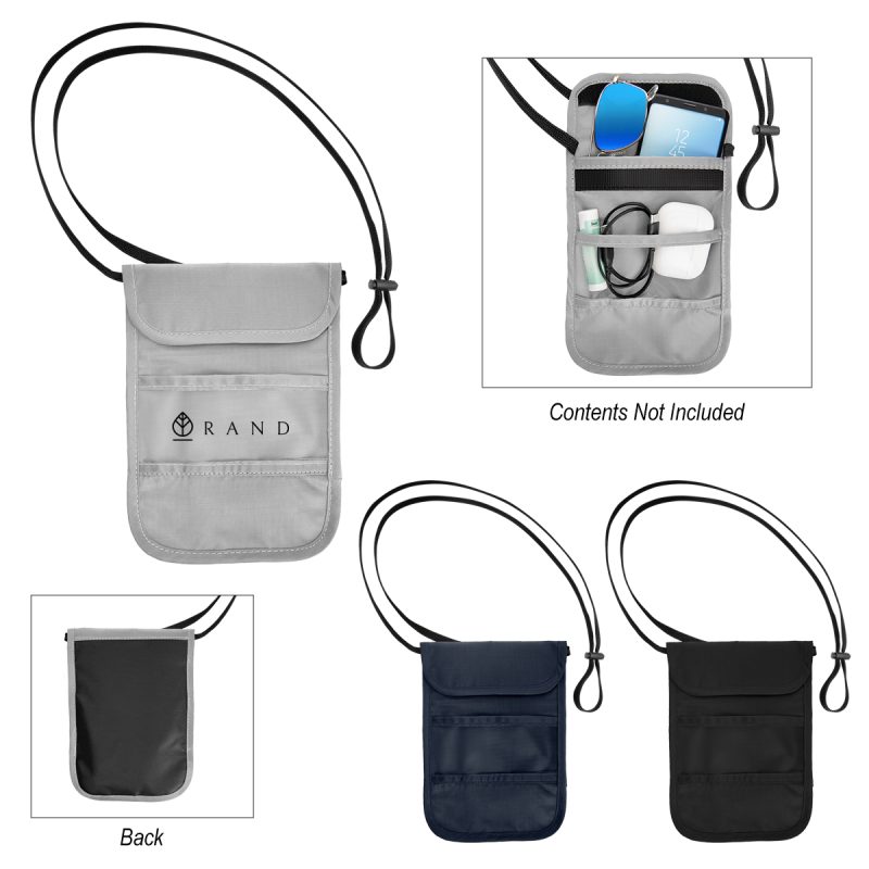 RFID Data Blocking Neck Wallet - 4