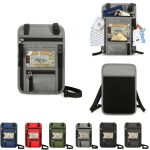RFID Travel Neck Wallet with Transparent Window - 1