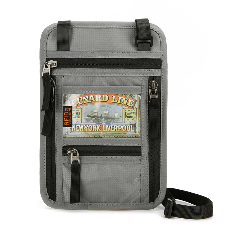 RFID Travel Neck Wallet with Transparent Window - 4