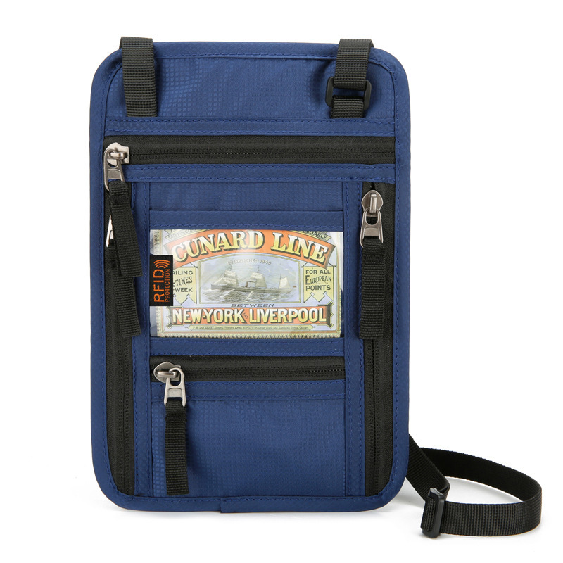 RFID Travel Neck Wallet with Transparent Window - 9