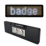 Rechargeable LED Name Tag Badge - 2