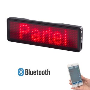 Rechargeable LED Name Tag Badge