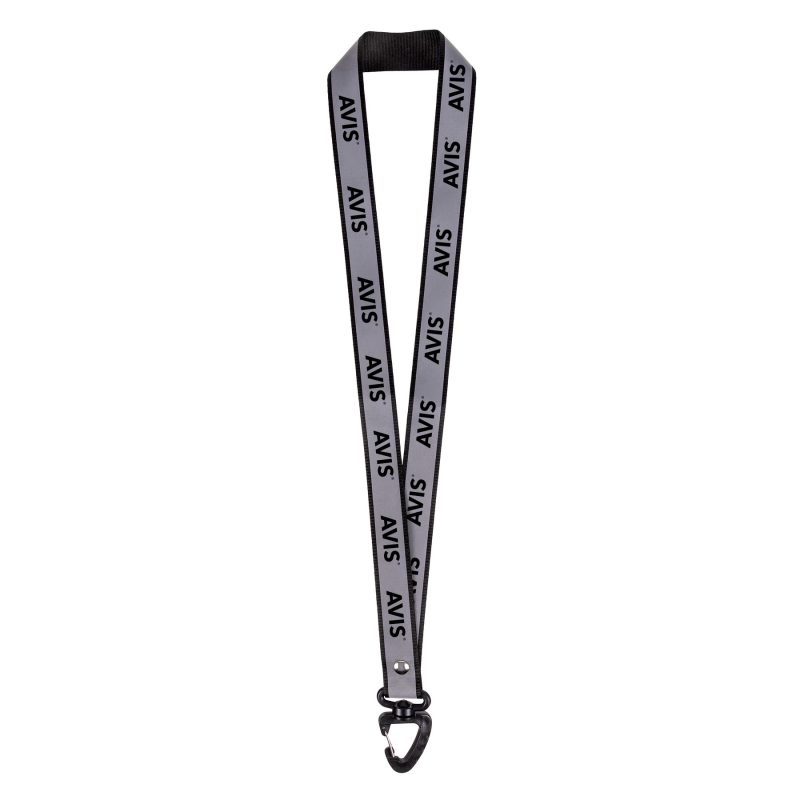 Reflective rPET Lanyard with Swivel Carabiner - 3