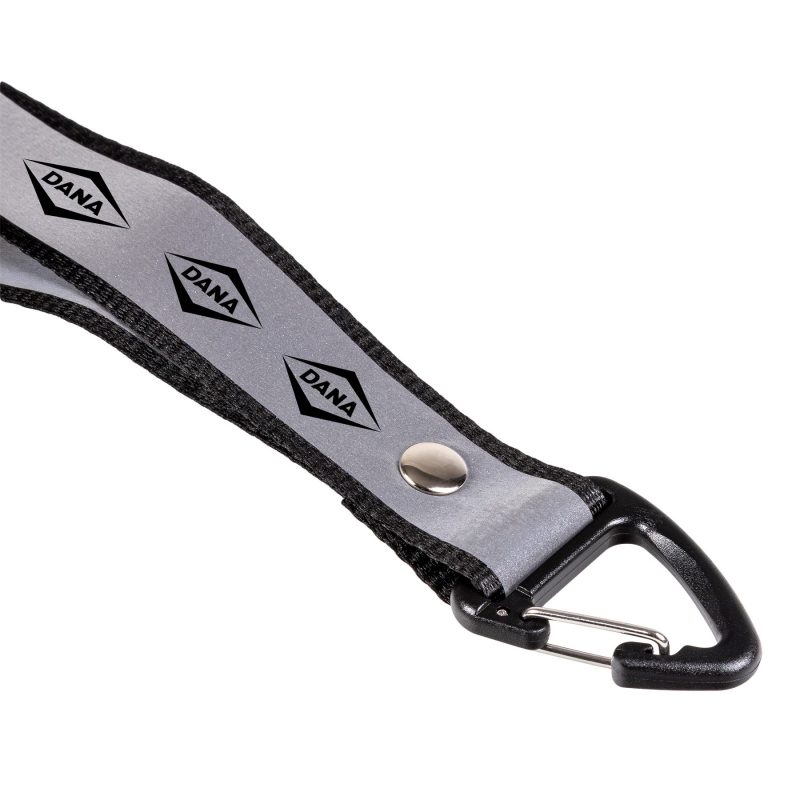 Reflective rPET Lanyard with Swivel Carabiner - 4