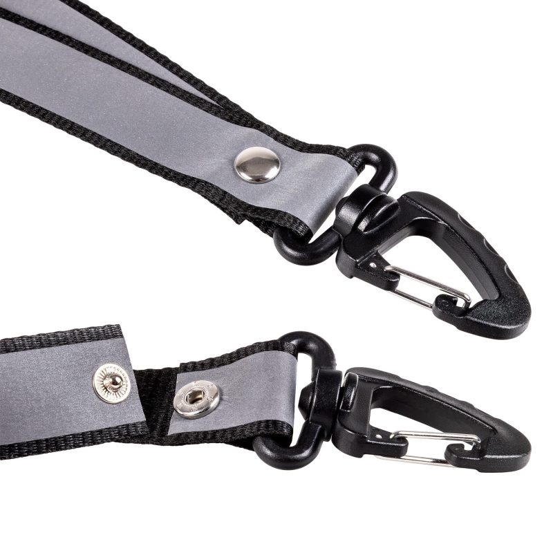 Reflective rPET Lanyard with Swivel Carabiner - 6