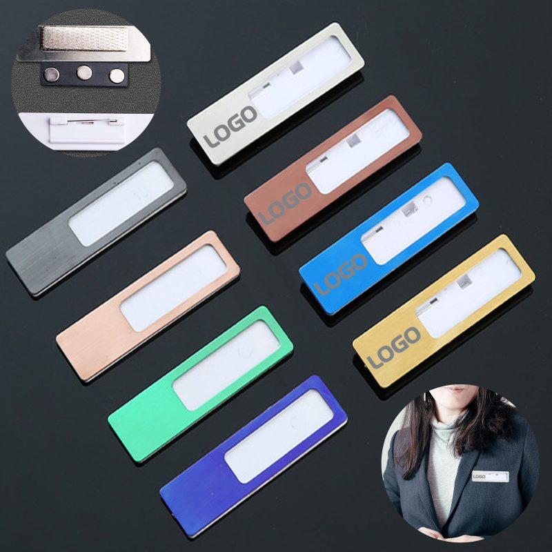 Replaceable Name Tag