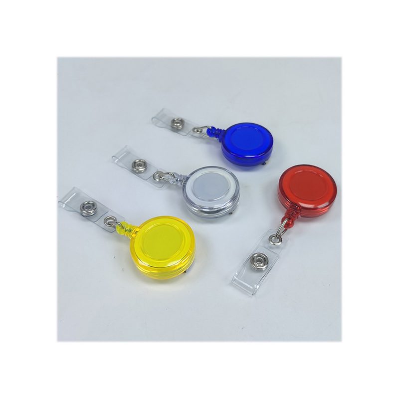 Retractable Id Badge Reel For Employee Name Tag - 1