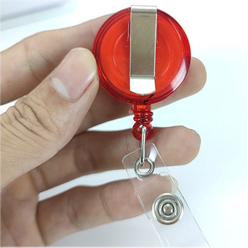 Retractable Id Badge Reel For Employee Name Tag - 2
