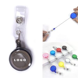 Retractable Id Badge Reel For Employee Name Tag