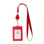 Retractable PU Credential Holder - 2