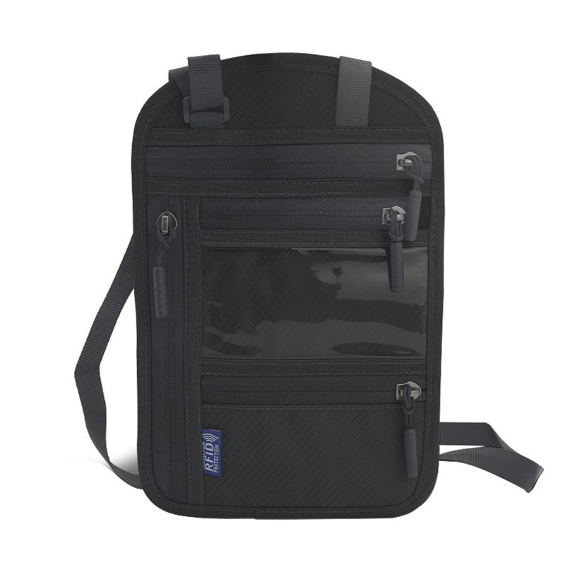 Rfid Blocking Passport Neck Wallet - 3