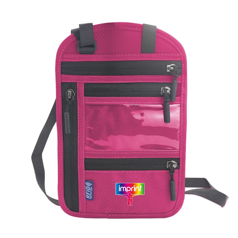 Rfid Blocking Passport Neck Wallet - 4