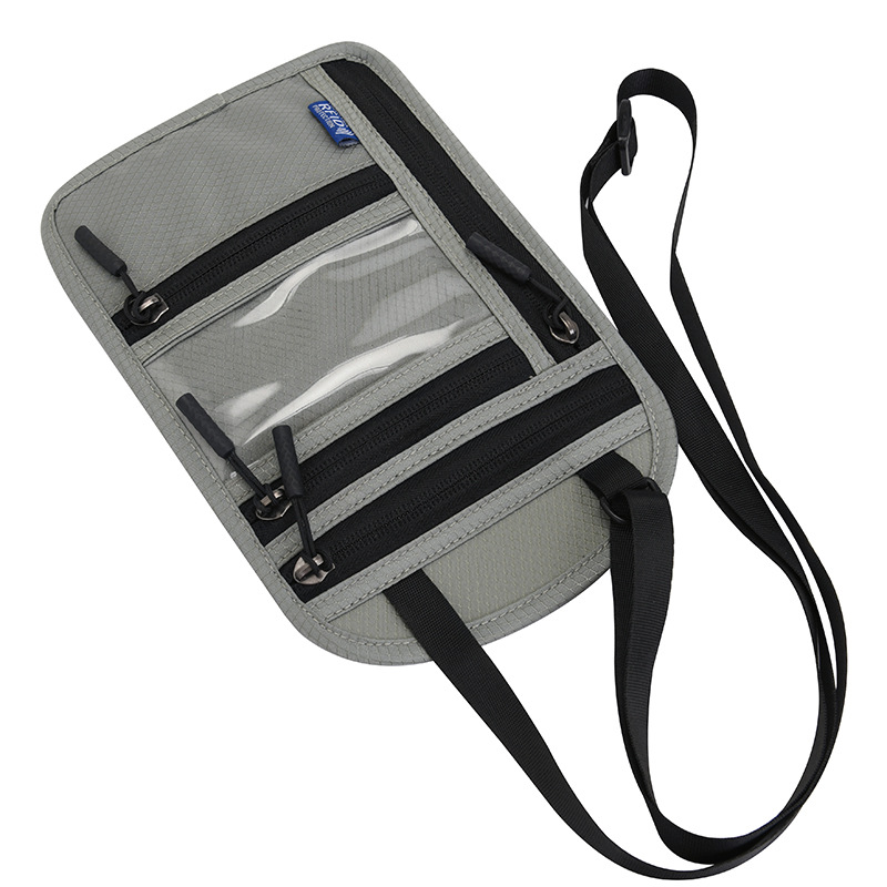 Rfid Blocking Passport Neck Wallet - 4