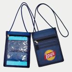 Secure Pass ID & Travel Neck Wallet with Heat Transfer Logo Print
