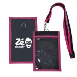 Secure Polyester Neck Wallet with Heat transfer Print - 1