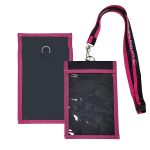 Secure Polyester Neck Wallet with Heat transfer Print - 2
