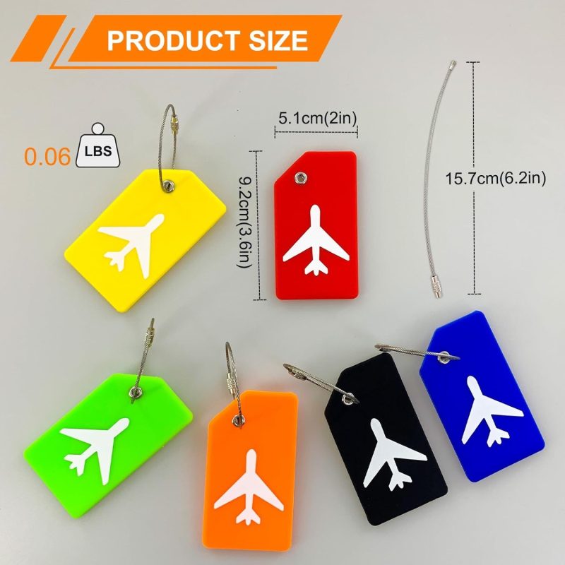 Silicone Luggage Check-in Name Tag - 4