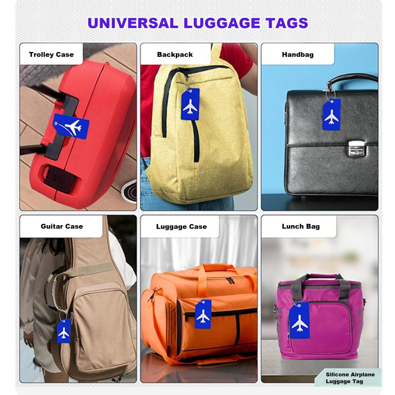 Silicone Luggage Check-in Name Tag - 6