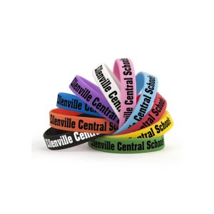 Silicone Wrist Band Screen Print